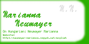 marianna neumayer business card